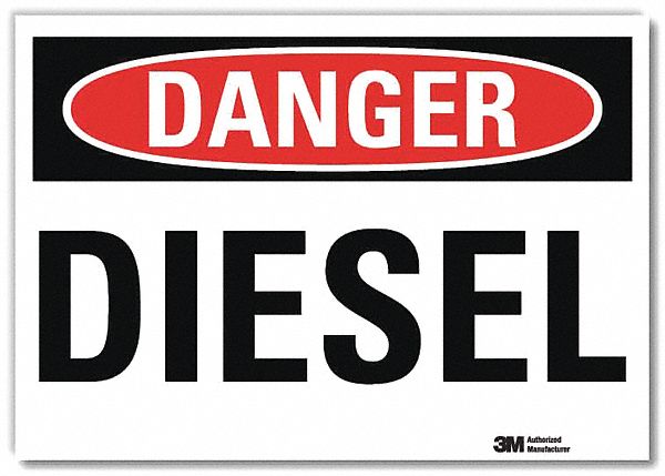 Danger Sign 10inx14in Reflctv Sheeting
