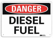Danger Sign 7 in x 10 in Aluminum