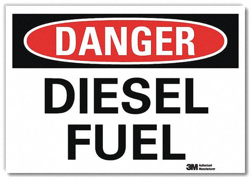 Danger Sign 10inx14in Reflctv Sheeting