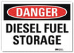Danger Sign 5inx7in Reflective Sheeting