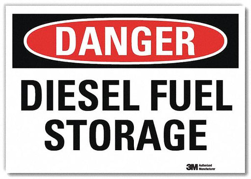 Danger Sign 5inx7in Reflective Sheeting
