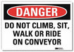 Danger Sign 7inx10in Reflective Sheeting