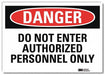 Danger Sign 7inx10in Reflective Sheeting