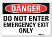 Danger Sign 7inx10in Reflective Sheeting