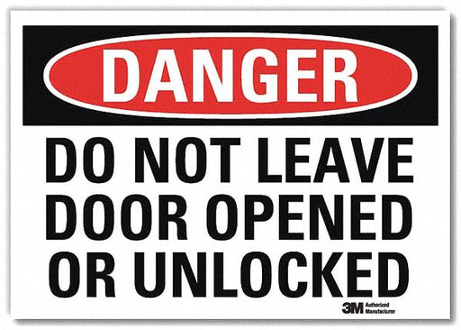 Danger Sign 7inx10in Reflective Sheeting