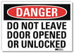 Danger Sign 5inx7in Reflective Sheeting