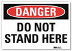 Danger Sign 7inx10in Reflective Sheeting
