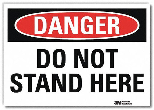 Danger Sign 10x14in Reflective Sheeting
