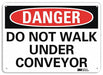 Danger Sign 7 inx10 in Plastic