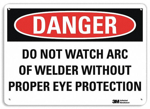 Danger Sign 7 inx10 in Plastic