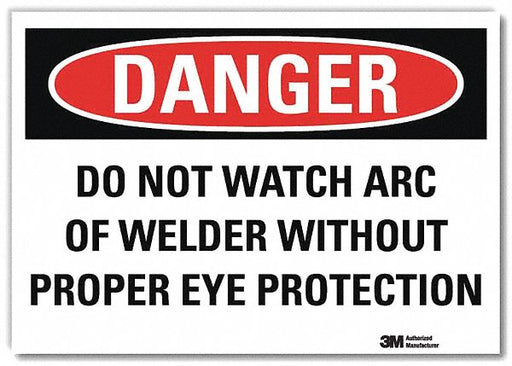 Danger Sign 7 in x 10 in Rflct Sheeting