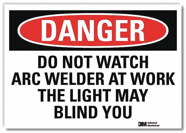 Danger Sign 7 in x 10 in Rflct Sheeting