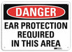 Danger Sign 7 inx10 in Plastic