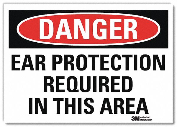 Danger Sign 7inx10in Reflective Sheeting