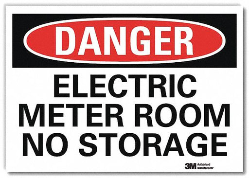 Danger Sign 7inx10in Reflective Sheeting