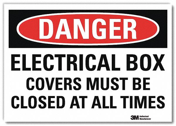 Danger Sign 10 in x 14 in Rflct Sheeting