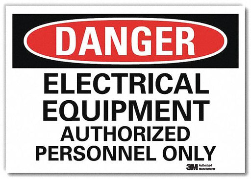 Danger Sign 10inx14in Reflctv Sheeting