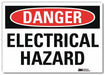 Danger Sign 10 in x 14 in Rflct Sheeting