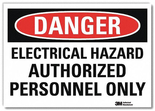 Danger Sign 7inx10in Reflective Sheeting