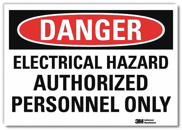 Danger Sign 7inx10in Reflective Sheeting