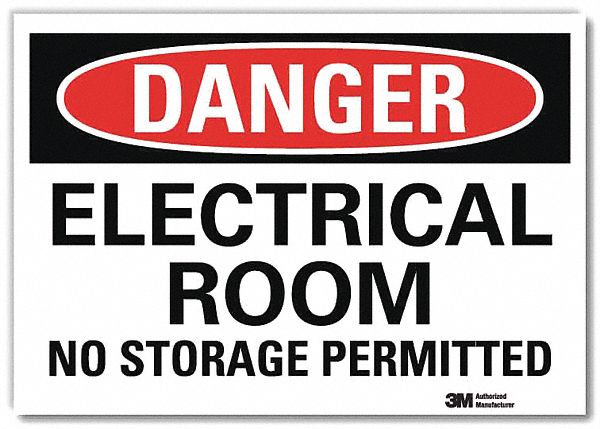 Danger Sign 5inx7in Reflective Sheeting