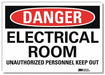 Danger Sign 10inx14in Reflctv Sheeting