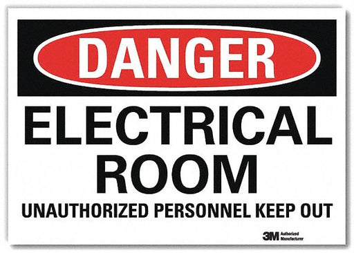 Danger Sign 10inx14in Reflctv Sheeting
