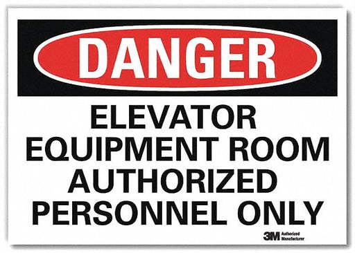 Danger Sign 5inx7in Reflective Sheeting
