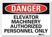 Danger Sign 5inx7in Reflective Sheeting