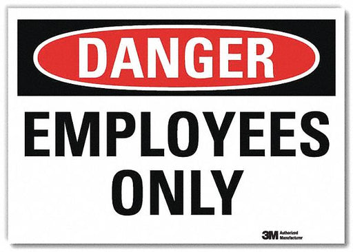 Danger Sign 7inx10in Reflective Sheeting