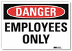 Danger Sign 5 in x 7 in Rflct Sheeting