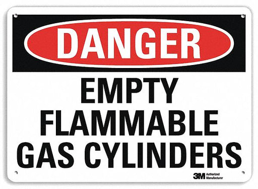 Danger Sign 7 inx10 in Plastic