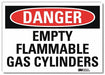 Danger Sign 7inx10in Reflective Sheeting