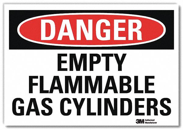 Danger Sign 10 in x 14 in Rflct Sheeting