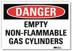 Danger Sign 7 in x 10 in Rflct Sheeting