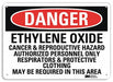 Danger Sign 10 in x 14 in Aluminum