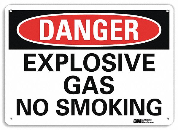 Danger Sign 10 inx14 in Plastic