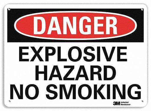 Danger Sign 7 inx10 in Plastic