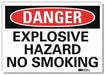 Danger Sign 5 in x 7 in Rflct Sheeting