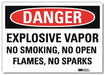 Danger Sign 7 in x 10 in Rflct Sheeting