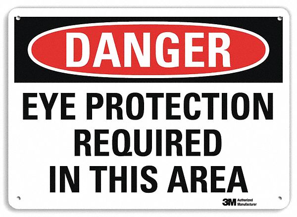 Danger Sign 7 inx10 in Plastic