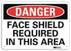 Danger Sign 7 inx10 in Plastic