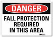 Danger Sign 5inx7in Reflective Sheeting