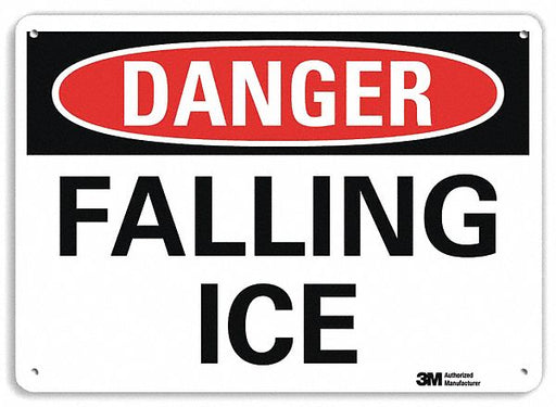 Danger Sign 7 inx10 in Plastic