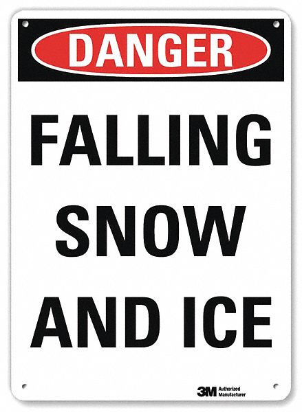 Danger Sign 10 inx7 in Plastic