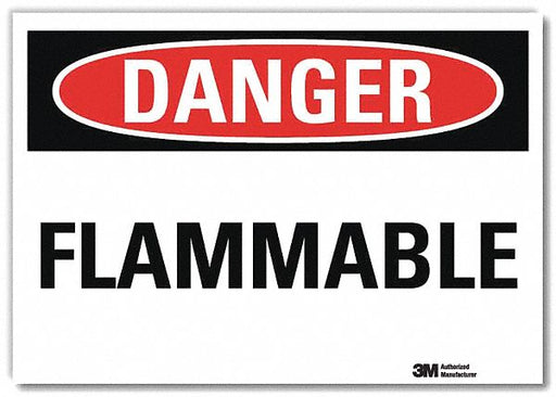 Danger Sign 7inx10in Reflective Sheeting
