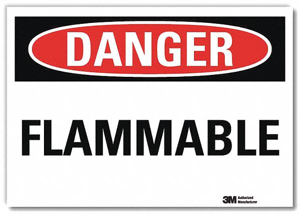 Danger Sign 10inx14in Reflctv Sheeting