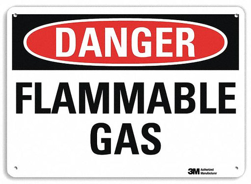 Danger Sign 10 inx14 in Plastic