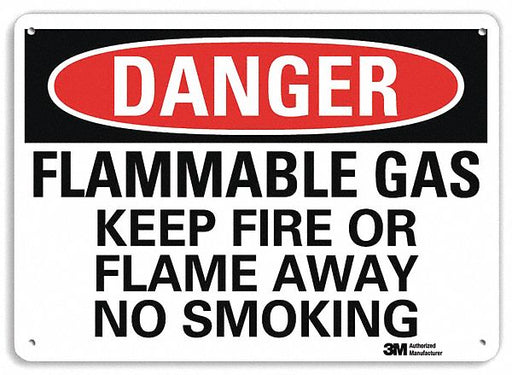 Danger Sign 7 in x 10 in Plastic