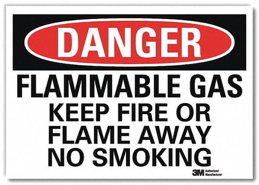Danger Sign 7 in x 10 in Rflct Sheeting